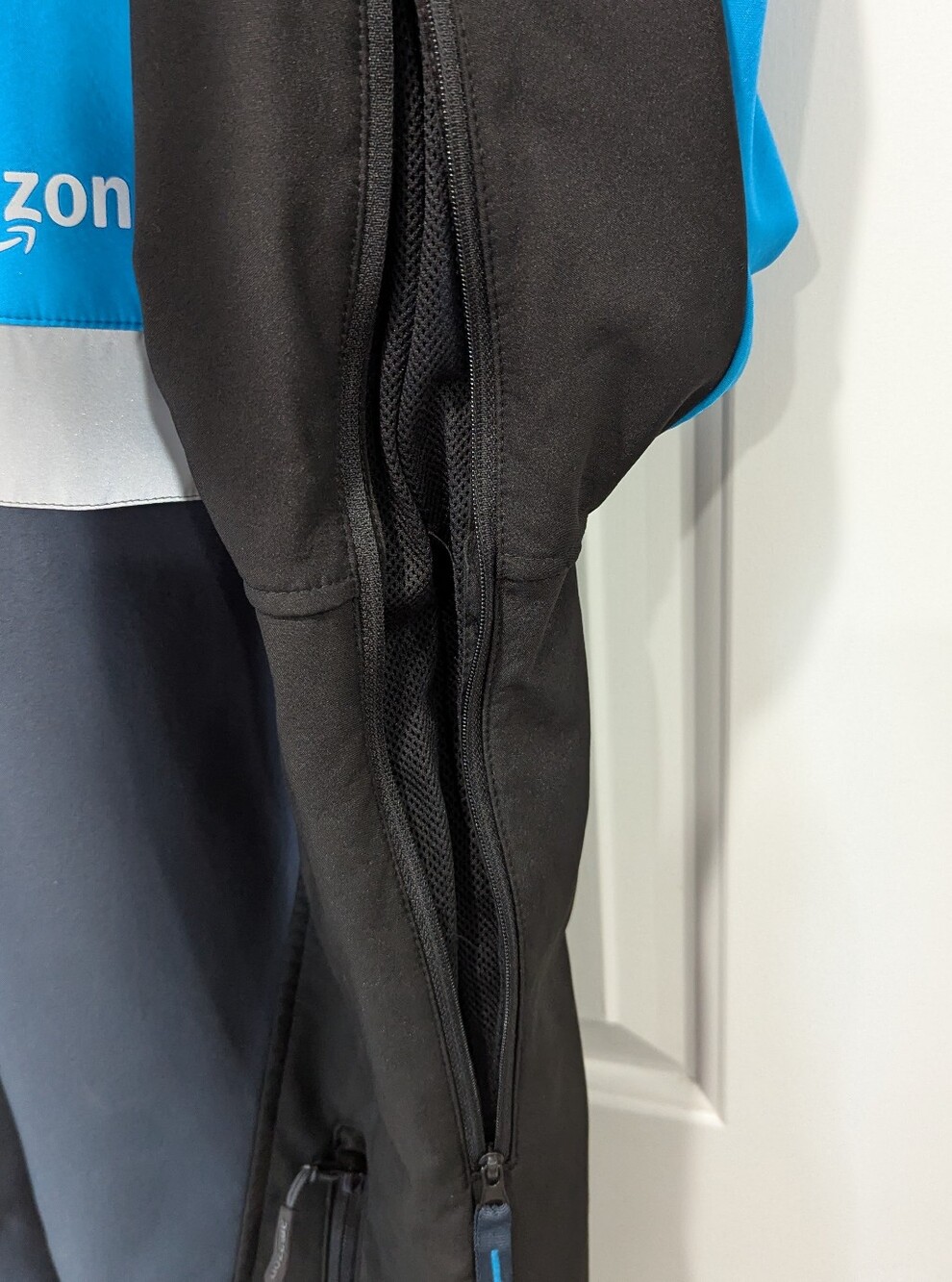 Luly Yang Again Dsp Uniform Softshell Jacket Blue Black Reflective Size Large - Picture 5 of 12